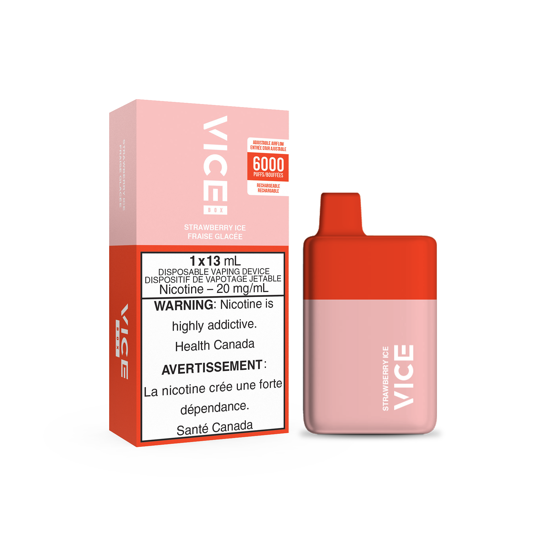 VICE BOX DISPOSABLE - STRAWBERRY ICE (ONTARIO)