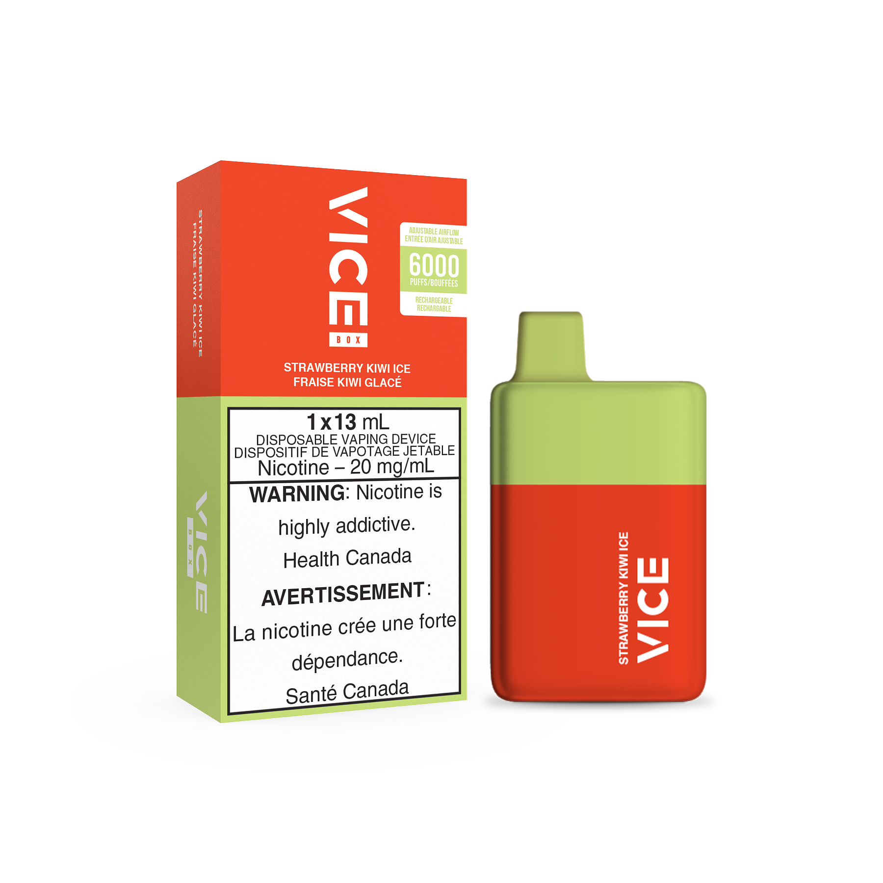 VICE BOX DISPOSABLE - STRAWBERRY KIWI ICE (ONTARIO)