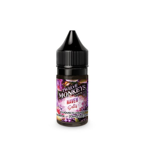 TWELVE MONKEYS SALTS - HAVEN (30mL) (ONTARIO)