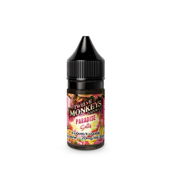 TWELVE MONKEYS SALTS - PARADISE (30mL) (ONTARIO)