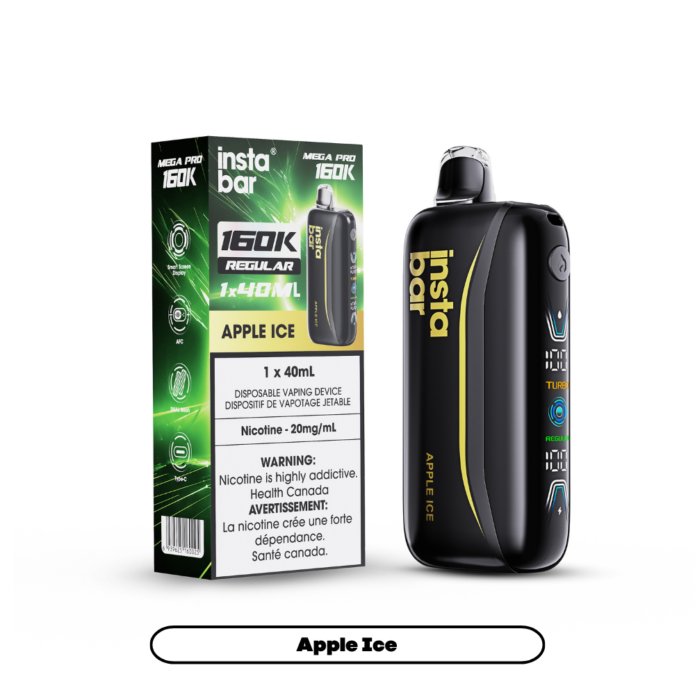 APPLE ICE - INSTA BAR MEGA PRO 160K (40mL)