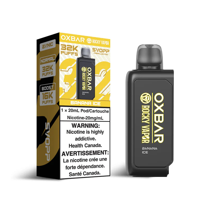 BANANA ICE - OXBAR SVOPP 32K POD SYSTEM (SVOPP DEVICE REQUIRED) (ONTARIO)