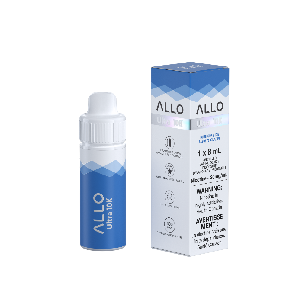 BLUEBERRY ICE - ALLO ULTRA 10K (8mL) (DEVICE & POD KIT)