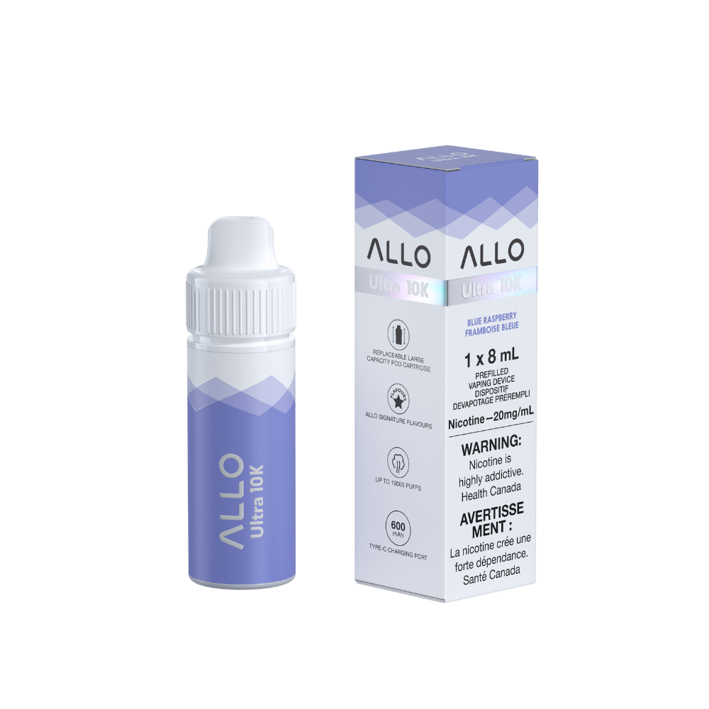 BLUE RASPBERRY - ALLO ULTRA 10K (8mL) (DEVICE & POD KIT)