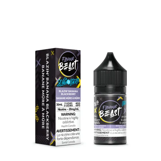 BLAZIN' BANANA BLACKBERRY ICED - FLAVOUR BEAST E LIQUID (30mL)