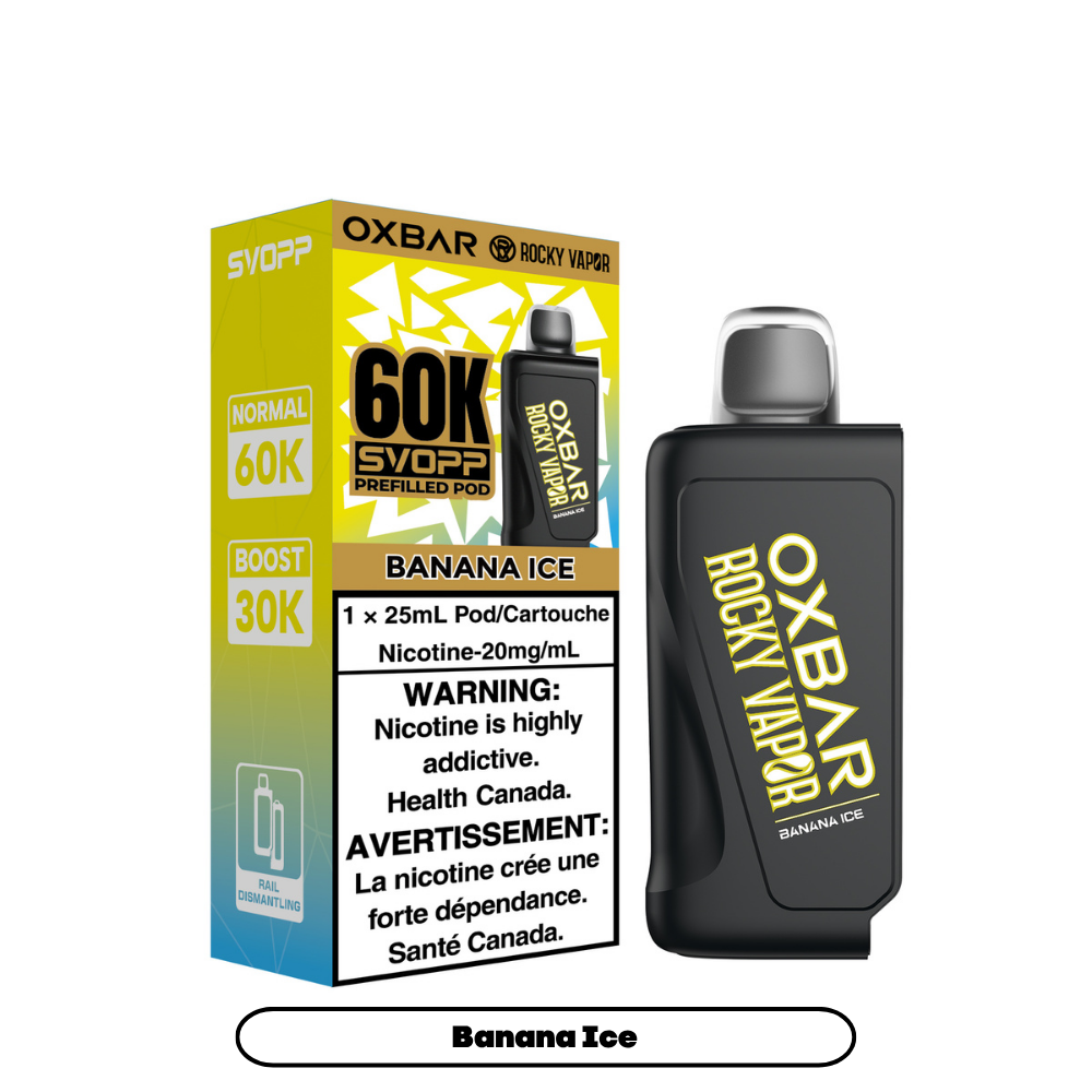 BANANA ICE - OXBAR SVOPP 60K POD SYSTEM (SVOPP DEVICE REQUIRED) (ONTARIO)