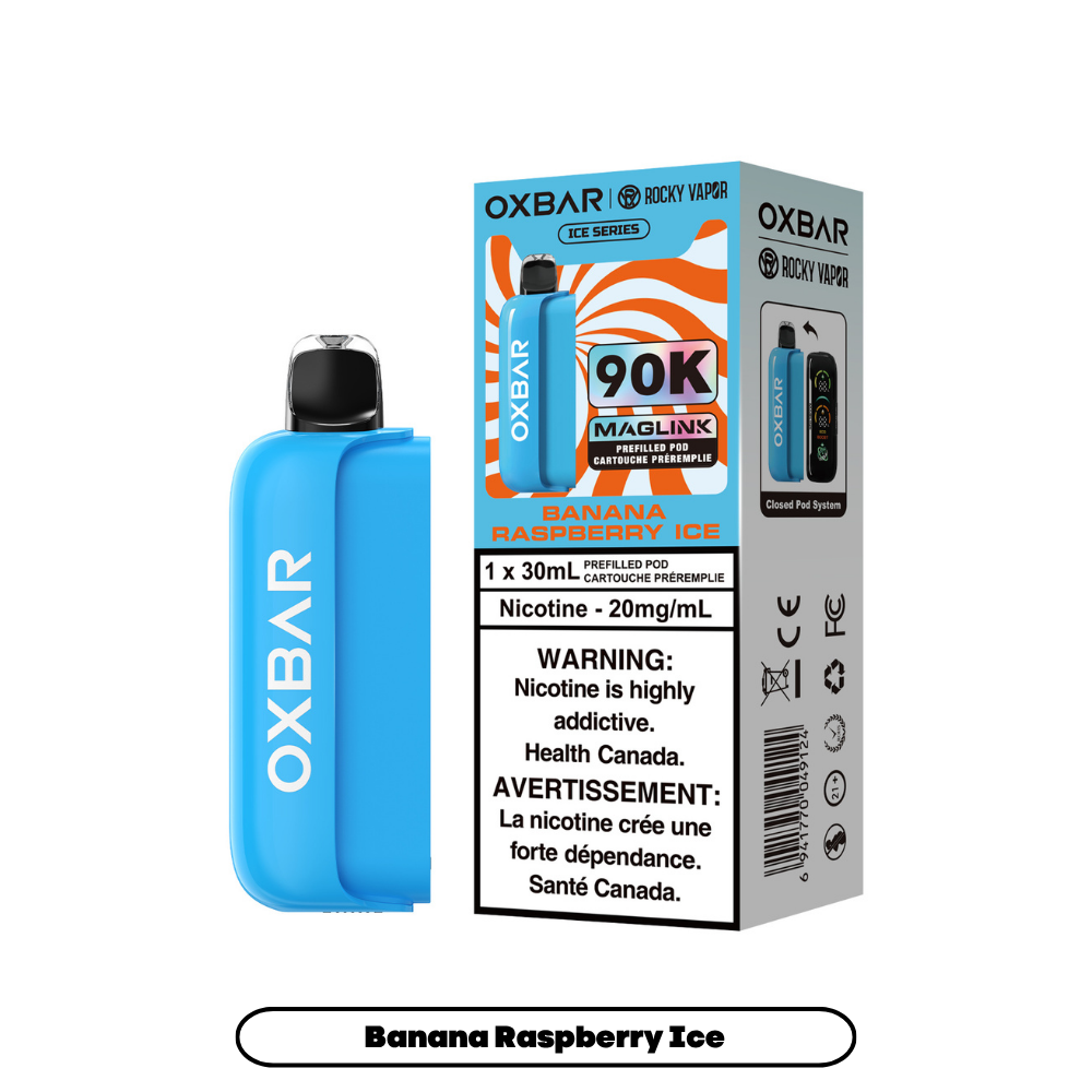 BANANA RASPBERRY ICE - OXBAR MAGLINK (POD ONLY, MAGLINK DEVICE REQUIRED)