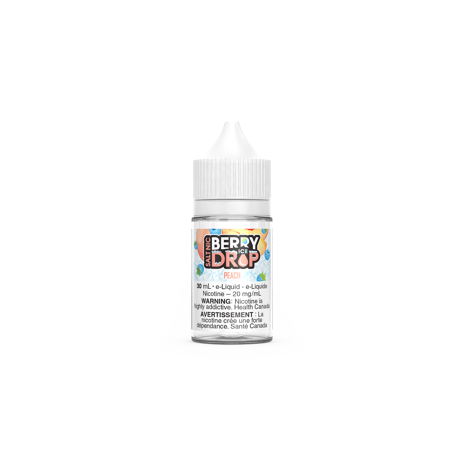 PEACH ICE BY BERRY DROP SALT (30mL) (ONTARIO)