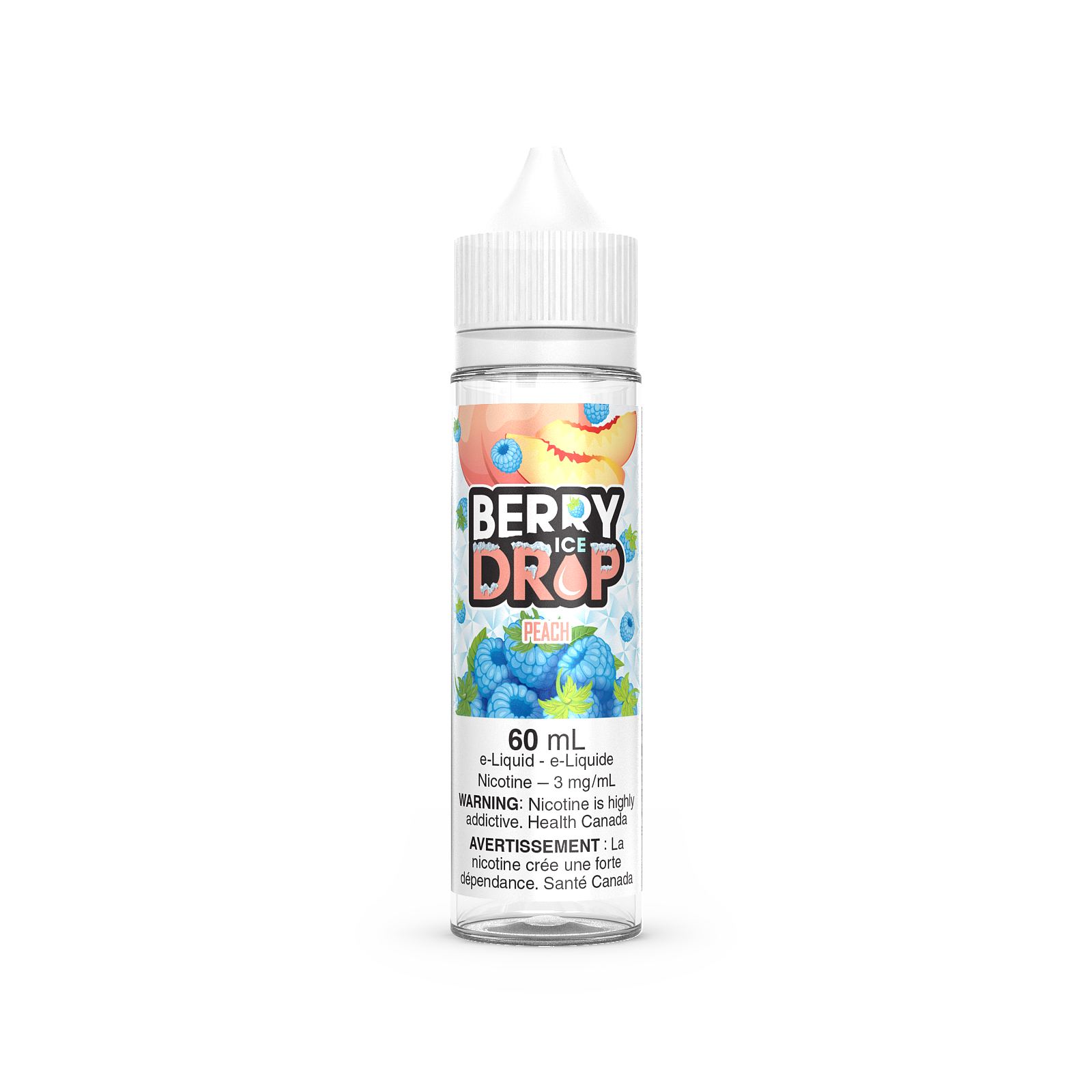 PEACH ICE BY BERRY DROP (60mL) (ONTARIO)
