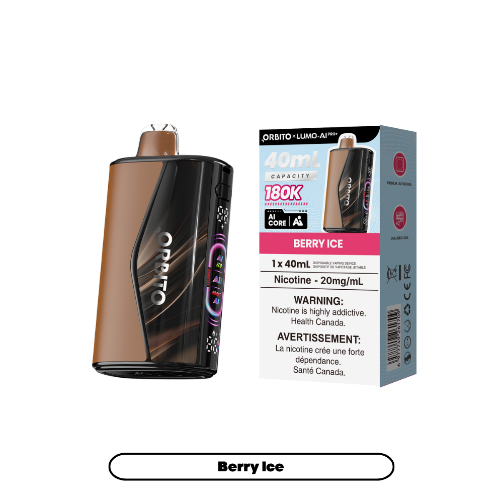 BERRY ICE - ORBITO LUMO AI PRO+ 180K (40mL)