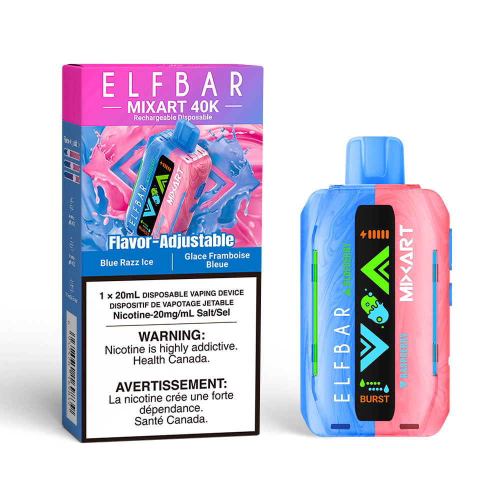 BLUE RAZZ ICE - ELFBAR MIXART 40K (20mL) (ONTARIO)