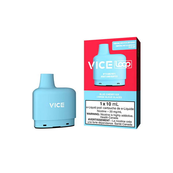 VICE LOOP POD - BLUE CHERRY ICE (STLH LOOP DEVICE REQUIRED)