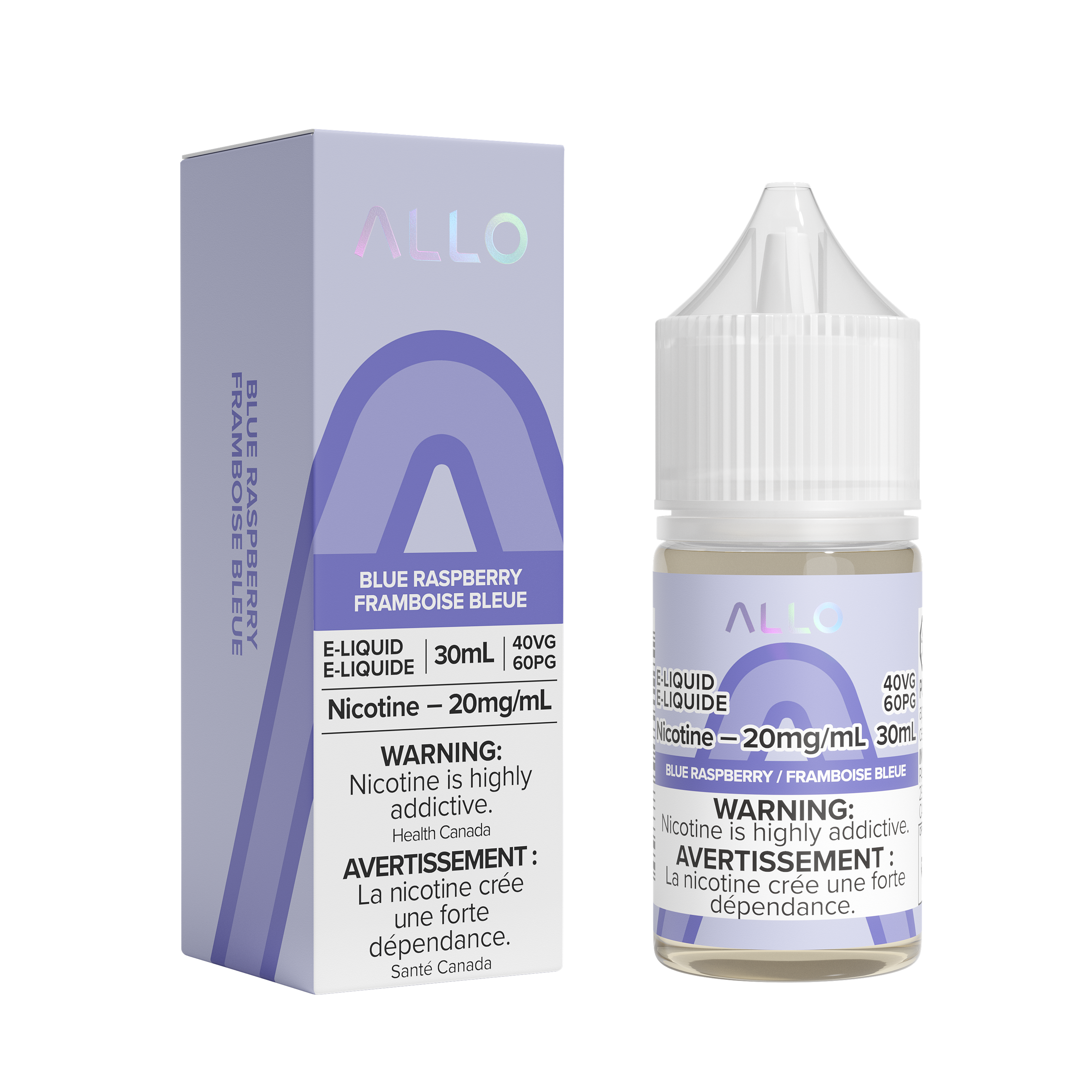 ALLO E LIQUID - BLUE RASPBERRY (ONTARIO)
