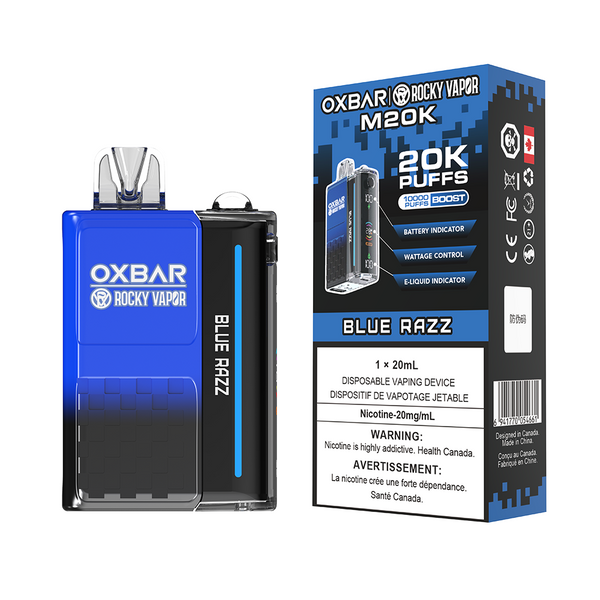 BLEU RAZZ - OXBAR M20K PAR ROCKY VAPOR