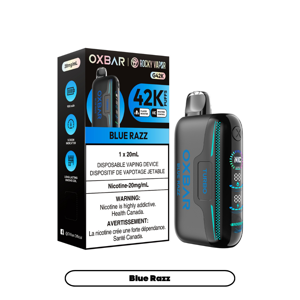 BLUE RAZZ - OXBAR G42K (ONTARIO)