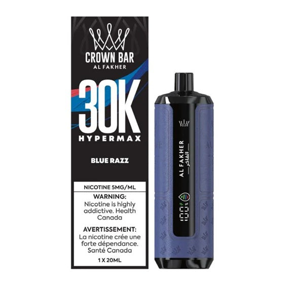 BLUE RAZZ - AL FAKHER 30K HYPER MAX DISPOSABLE (20mL) (ONTARIO)