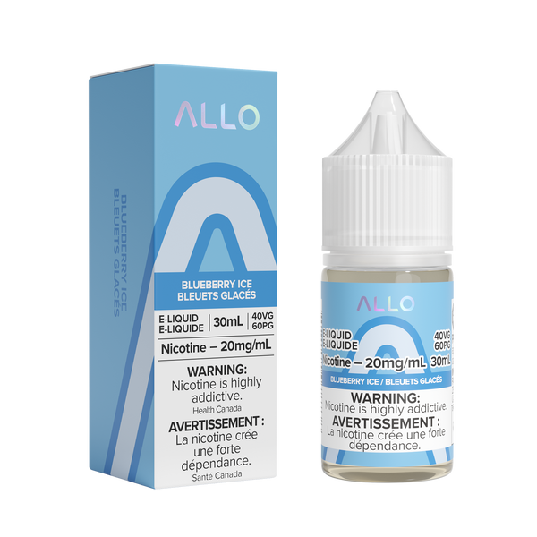 ALLO E LIQUID - BLUEBERRY ICE (ONTARIO)