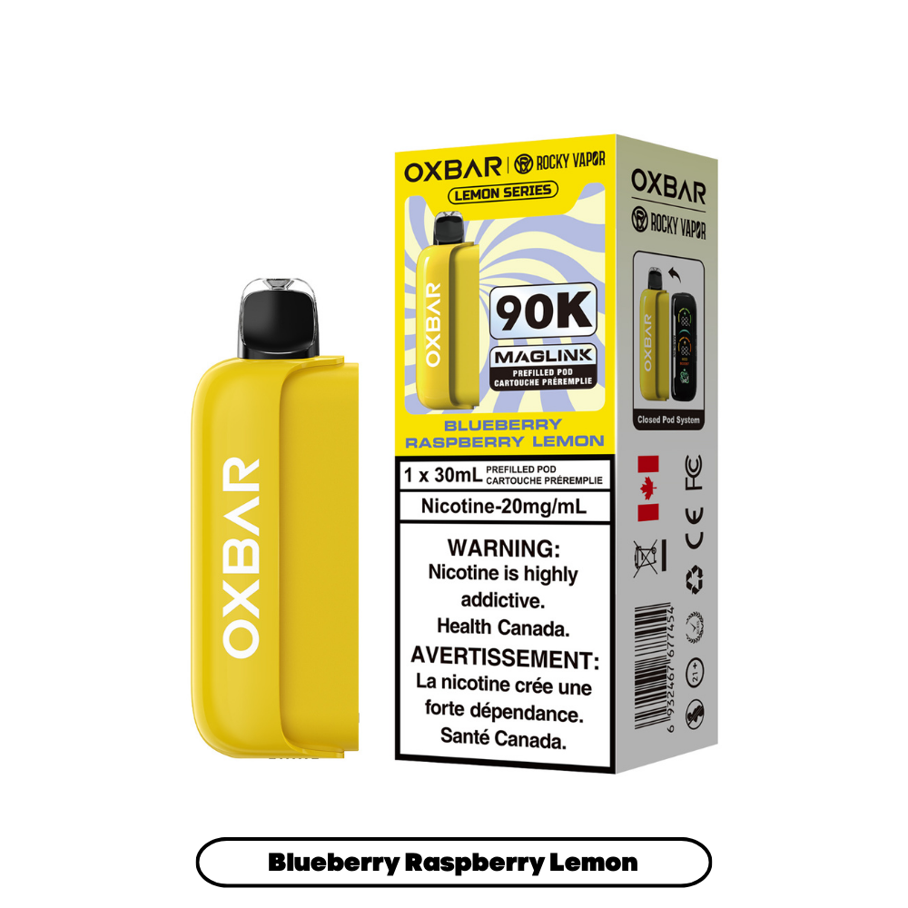 BLUEBERRY RASPBERRY LEMON - OXBAR MAGLINK *HYBRID DISPOSABLE* (POD ONLY) (30mL)
