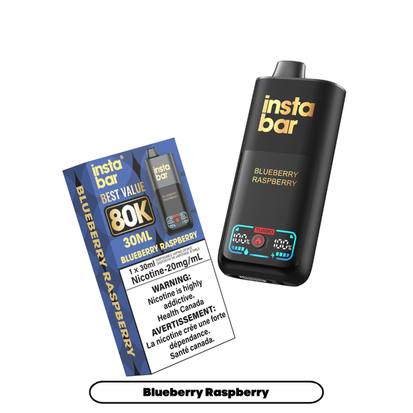 BLUEBERRY RASPBERRY - INSTA BAR 80K (30mL)