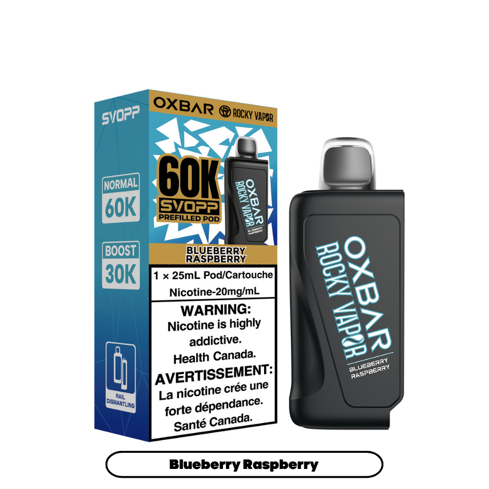 BLUEBERRY RASPBERRY - OXBAR SVOPP 60K POD SYSTEM (SVOPP DEVICE REQUIRED) (ONTARIO)