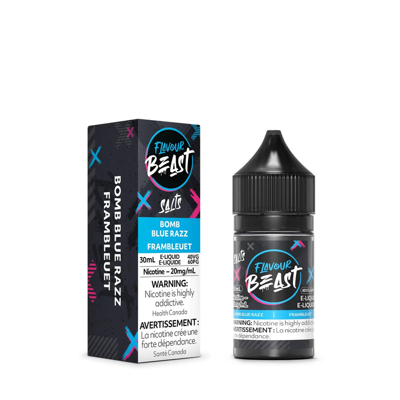 BOMB BLUE RAZZ - FLAVOUR BEAST E LIQUID (30mL) (ONTARIO)