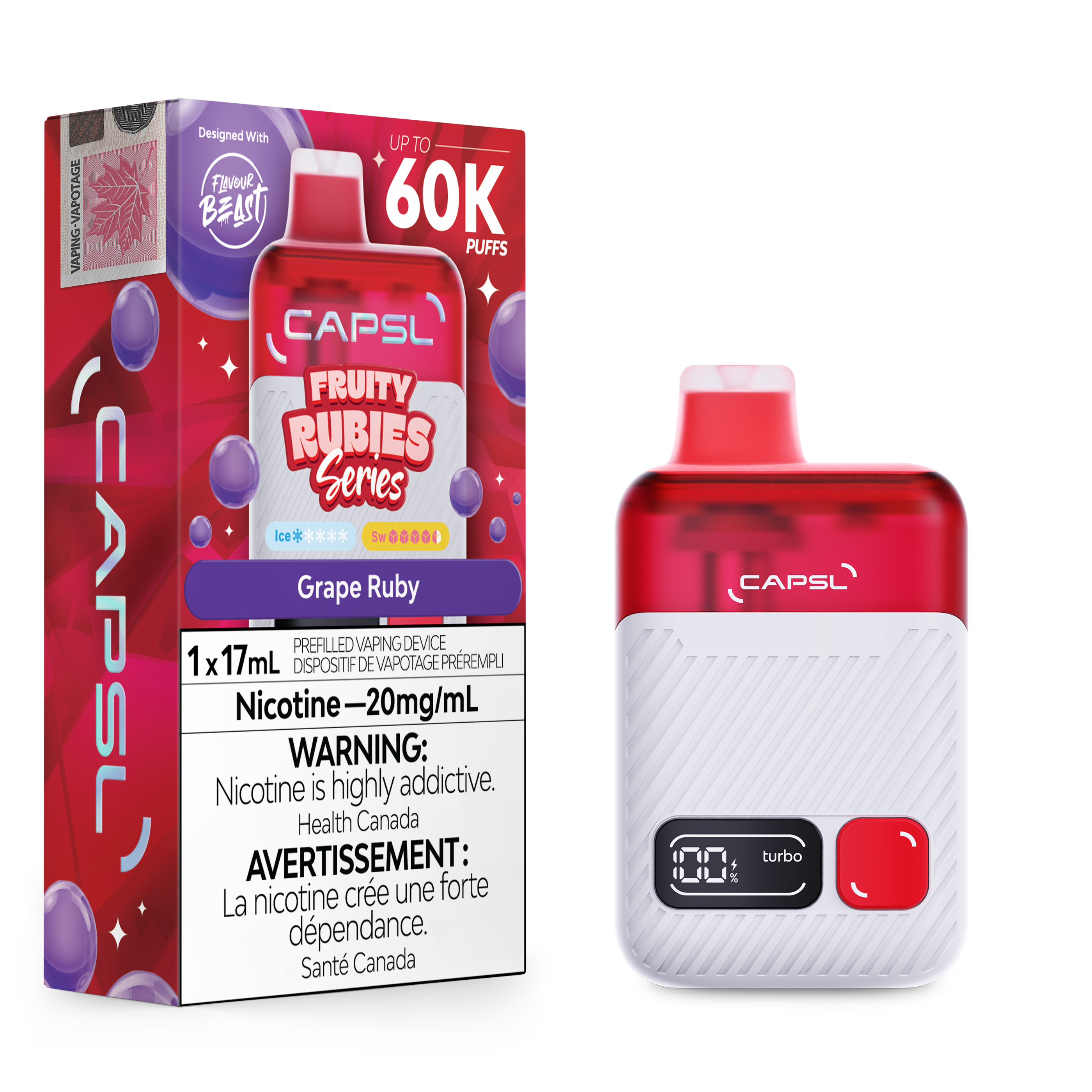 GRAPE RUBY - CAPSL DISPOSABLE (17mL)