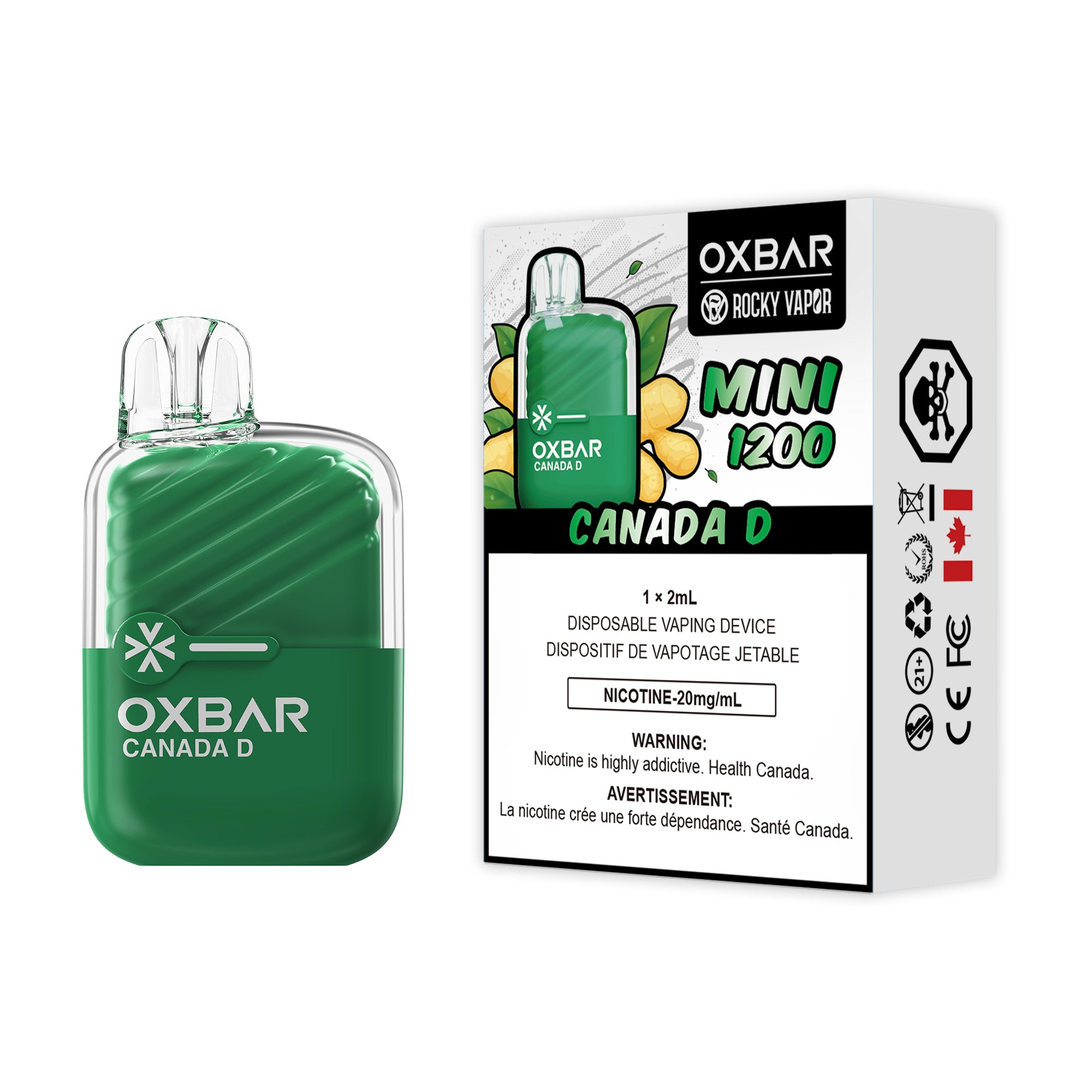 CANADA D - OXBAR MINI 1200 (ONTARIO)