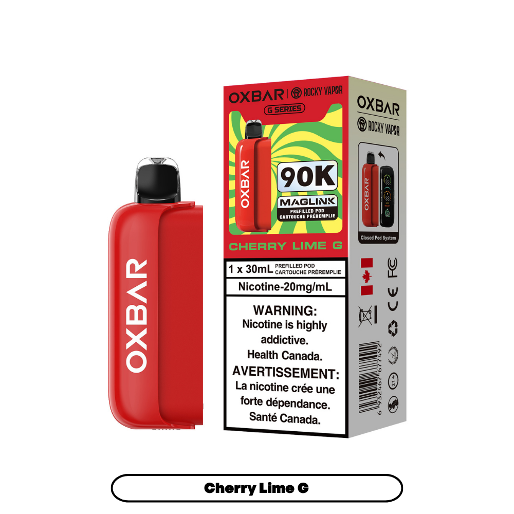 CHERRY LIME G - OXBAR MAGLINK *HYBRID DISPOSABLE* (POD ONLY) (30mL)