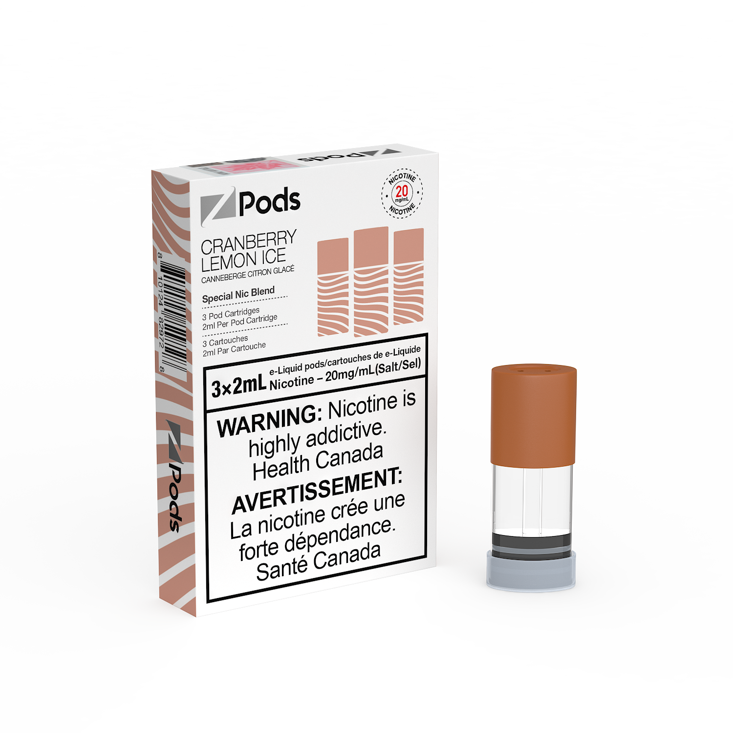 Z-PODS: CRANBERRY LEMON ICE (ONTARIO)