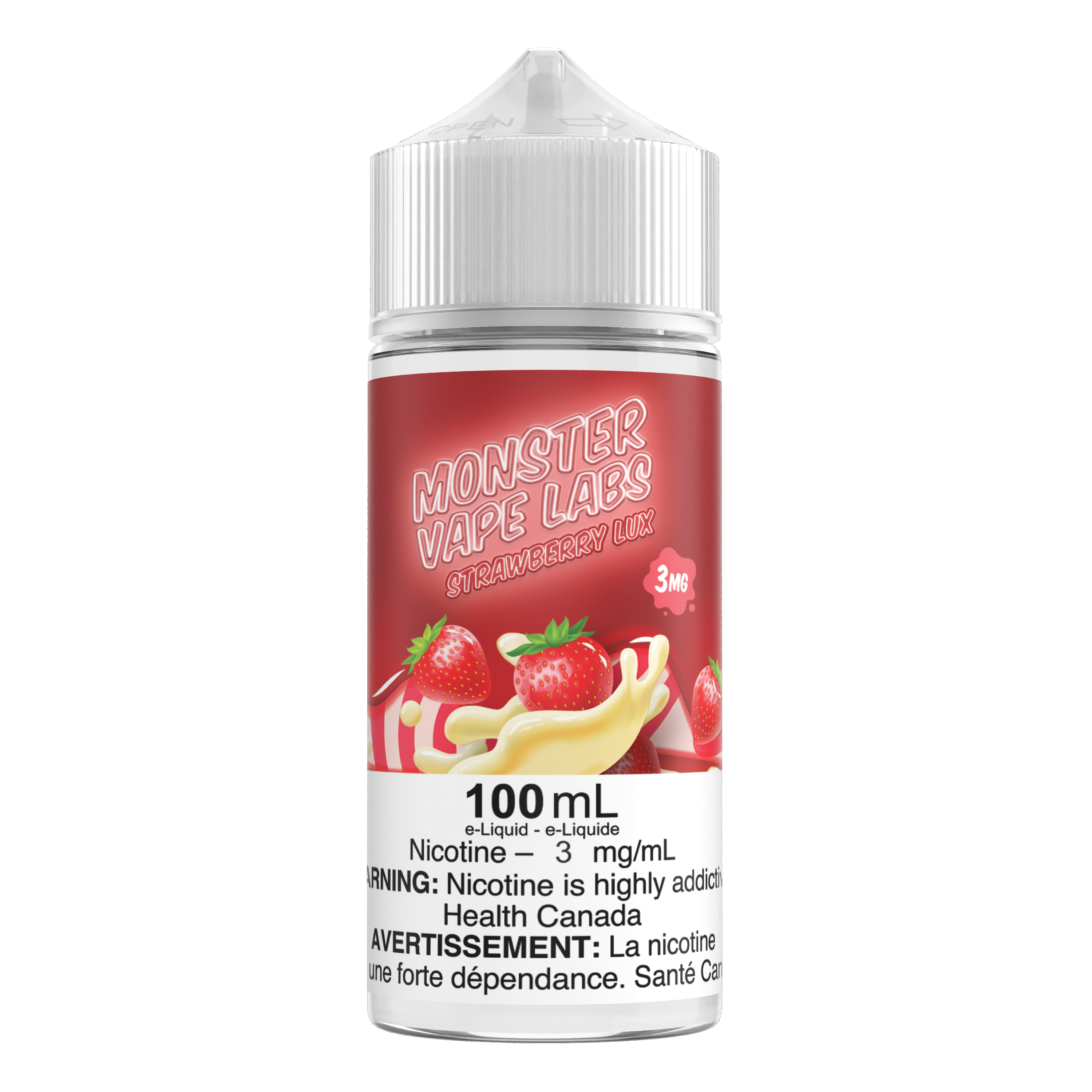 STRAWBERRY LUX - MONSTER VAPE LABS (100mL) (ONTARIO)