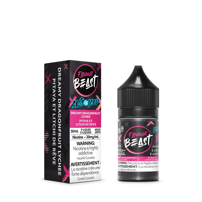 DREAMY DRAGONFRUIT LYCHEE ICED - FLAVOUR BEAST E LIQUID (30mL) (ONTARIO)