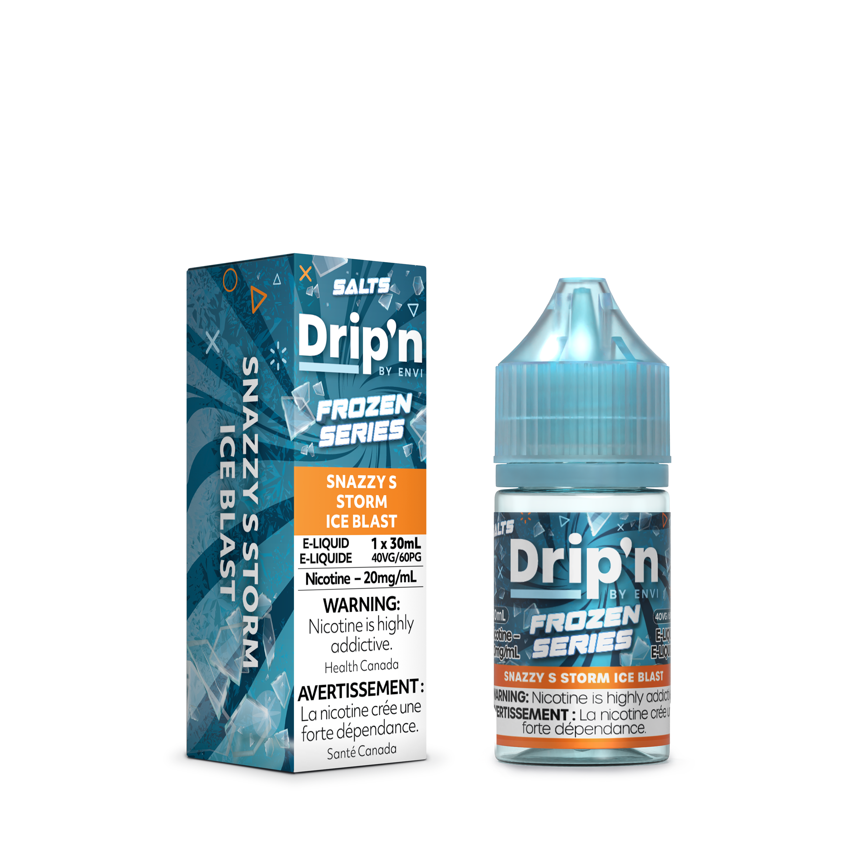 SNAZZY S STORM ICE BLAST - DRIP'N BY ENVI E-LIQUID (30mL) (ONTARIO)