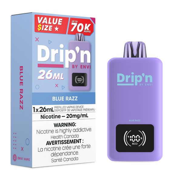 BLUE RAZZ - DRIP'N 26ML BY ENVI (ONTARIO)