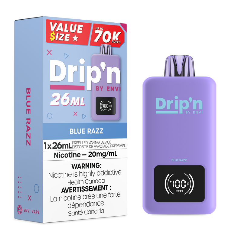 BLUE RAZZ - DRIP'N 26ML BY ENVI (ONTARIO)