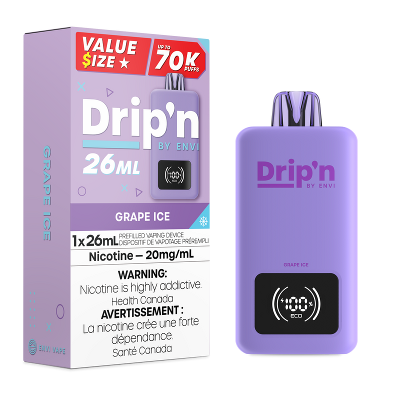 GRAPE ICE - DRIP'N 26ML BY ENVI (ONTARIO)