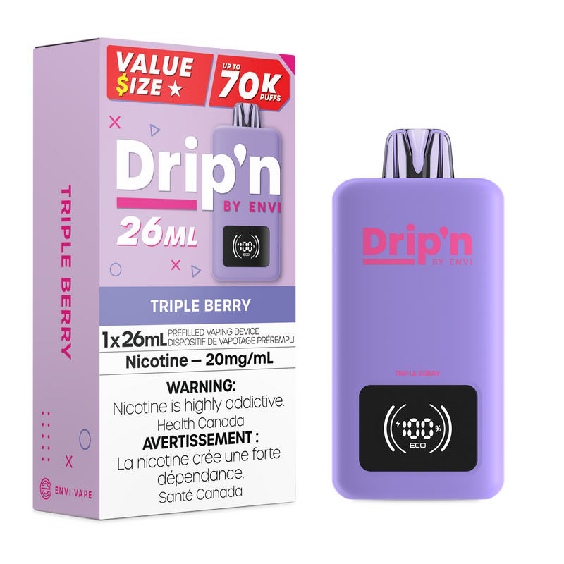 TRIPLE BERRY - DRIP'N 26ML BY ENVI (ONTARIO)