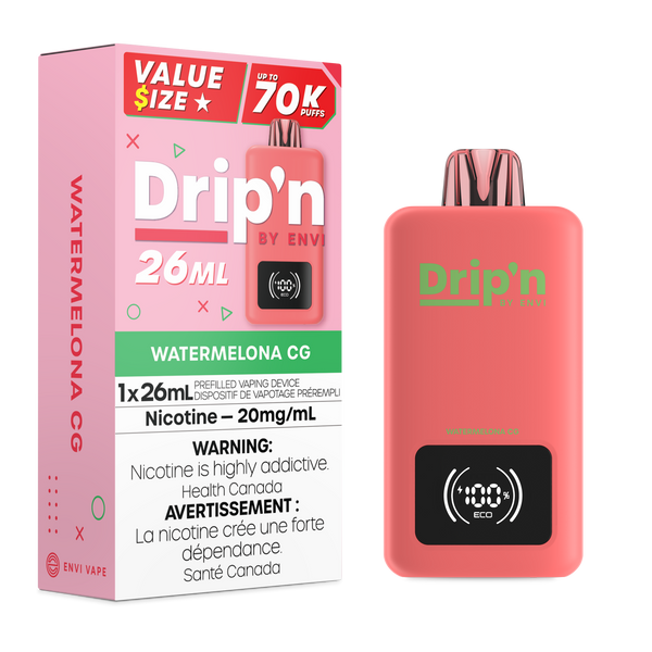 WATERMELONA CG - DRIP'N 26ML BY ENVI (ONTARIO)