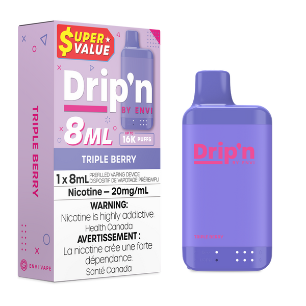 TRIPLE BERRY  - DRIP'N 8ML BY ENVI (ONTARIO)