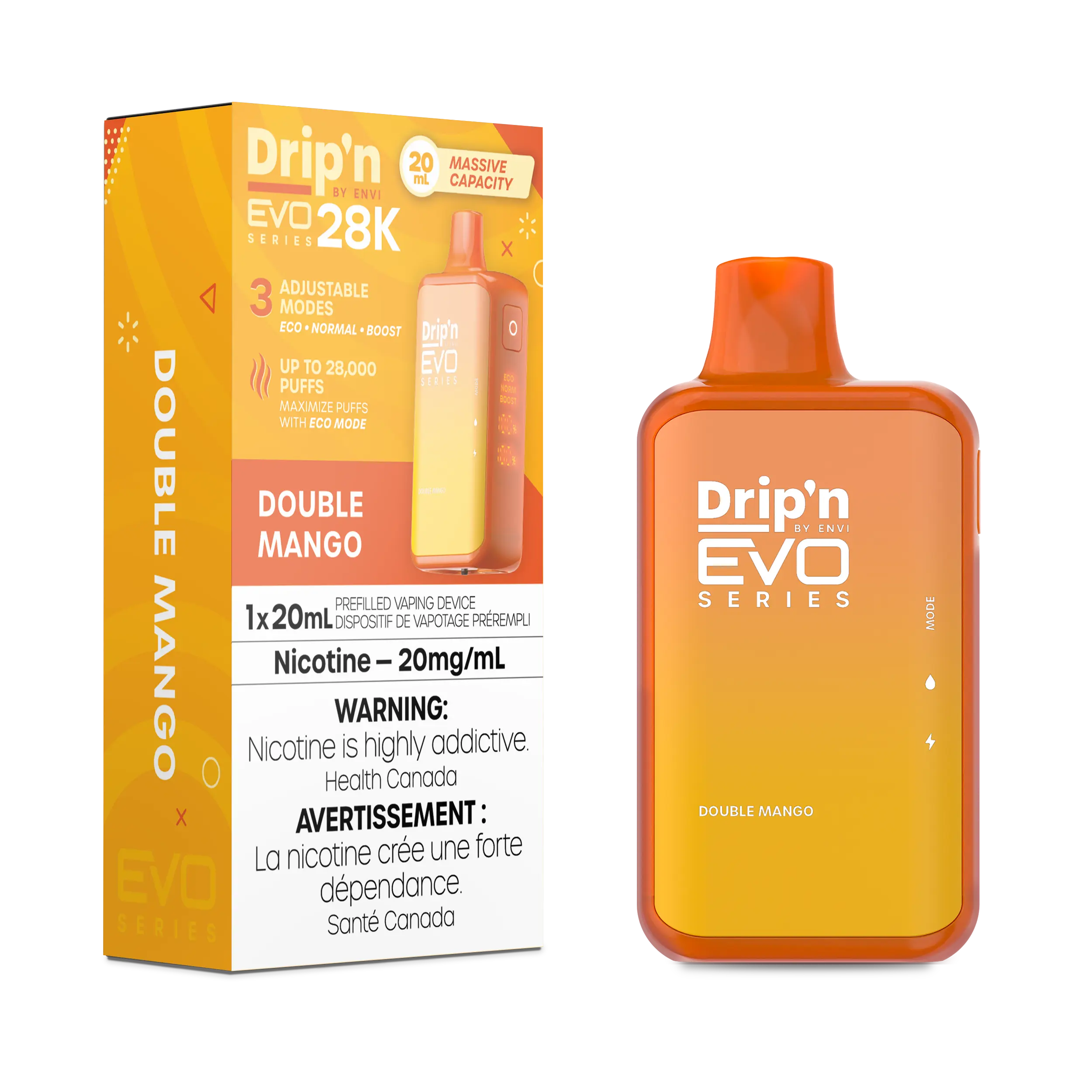 DOUBLE MANGO - DRIP'N EVO 28K BY ENVI (ONTARIO)