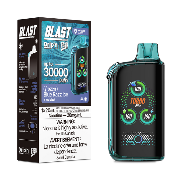 BLUE RAZZ ICE - FASTA BLAST 30K (20mL) (ONTARIO)