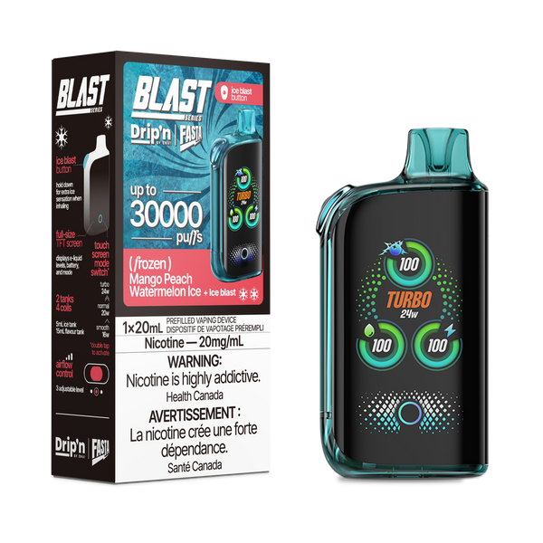 MANGO PEACH WATERMELON ICE - FASTA BLAST 30K (20mL) (ONTARIO)