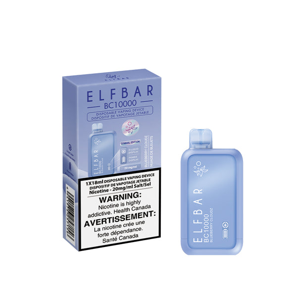 BLUEBERRY CLOUDZ BY ELFBAR BC10000 (18mL) (ONTARIO)
