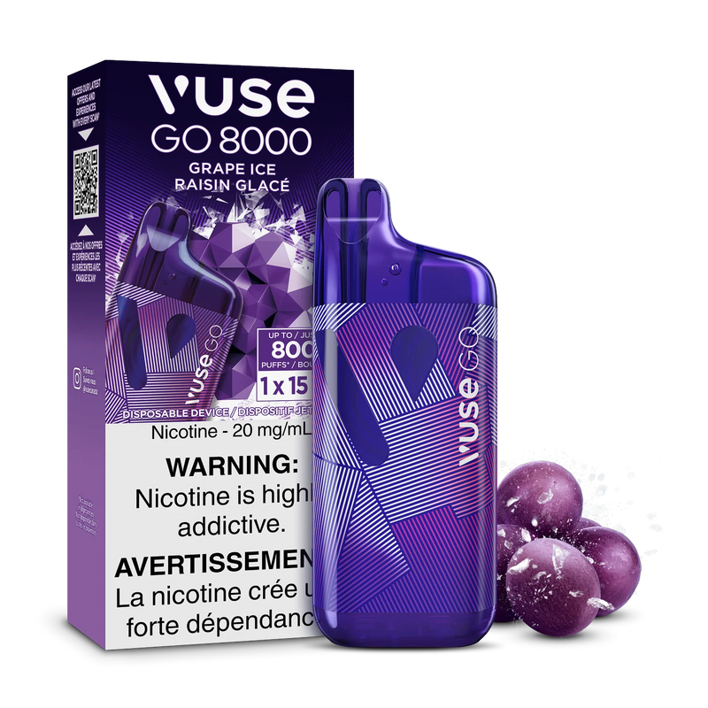 GRAPE ICE - VUSE GO 8000 (ONTARIO)