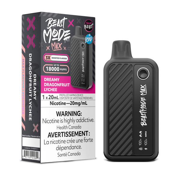 DREAMY DRAGONFRUIT LYCHEE - FLAVOUR BEAST BEAST MODE MAX (20mL) (ONTARIO)