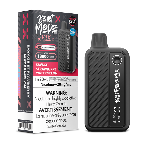 SAVAGE STRAWBERRY WATERMELON - FLAVOUR BEAST BEAST MODE MAX (20mL) (ONTARIO)