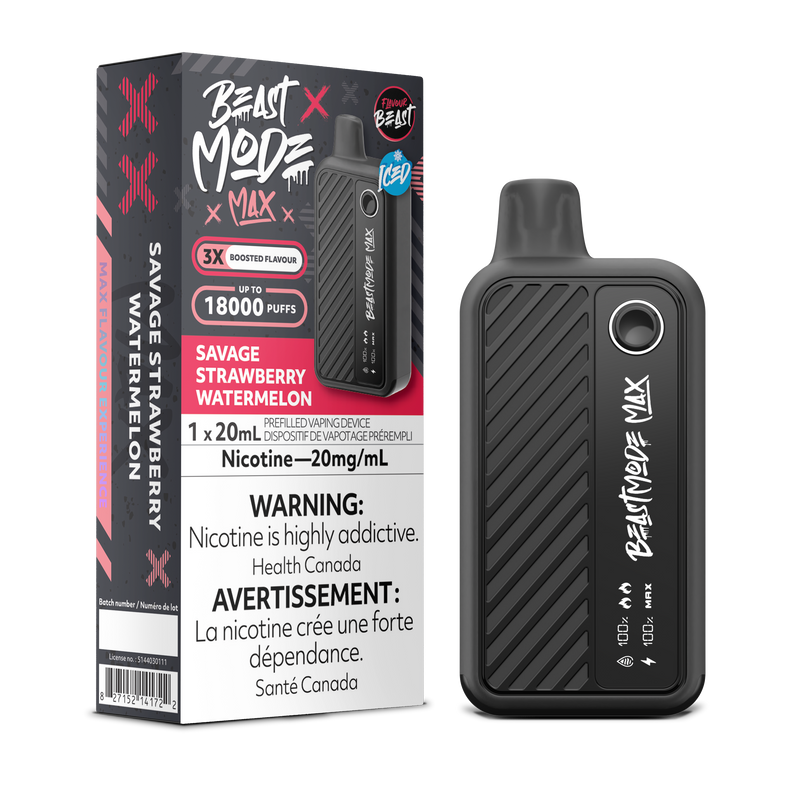 SAVAGE STRAWBERRY WATERMELON - FLAVOUR BEAST BEAST MODE MAX (20mL) (ONTARIO)