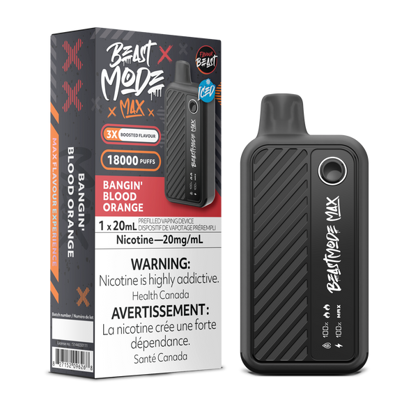 BANGIN' BLOOD ORANGE - FLAVOUR BEAST BEAST MODE MAX (20mL) (ONTARIO)
