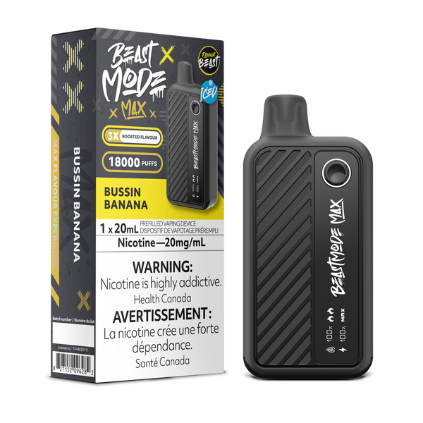 BUSSIN BANANA - FLAVOUR BEAST BEAST MODE MAX (20mL) (ONTARIO)