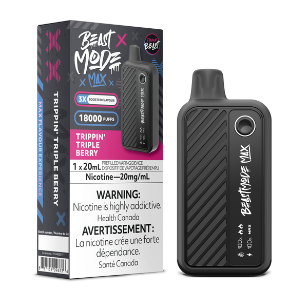 TRIPPIN' TRIPLE BERRY - FLAVOUR BEAST BEAST MODE MAX (20mL) (ONTARIO)