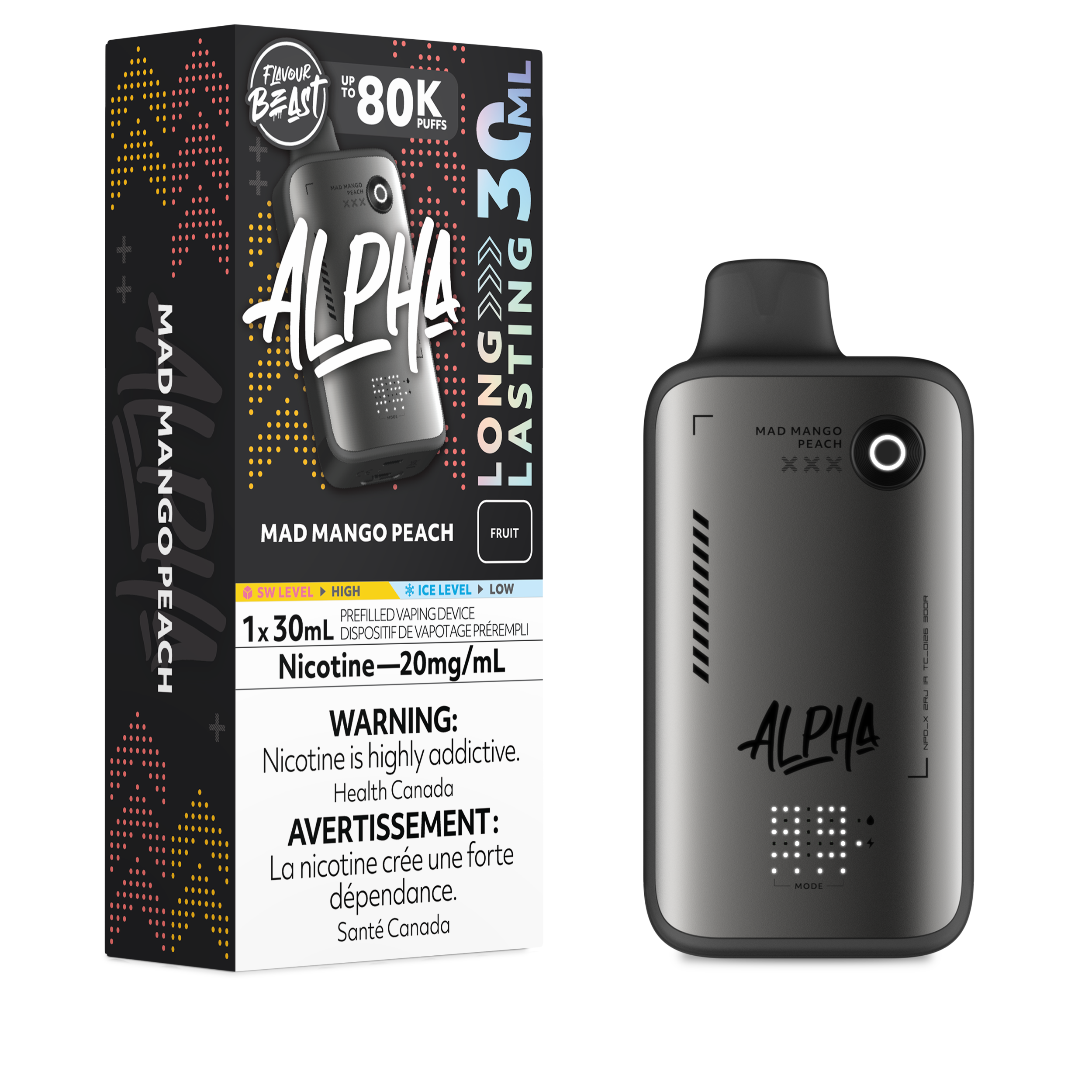 MAD MANGO PEACH - FLAVOUR BEAST ALPHA (30mL)
